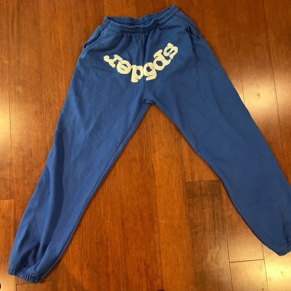 Sp5der Worldwide Blue Skittles Sweatpants